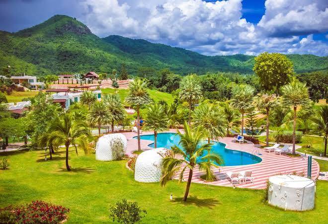 Swiss valley hip resort