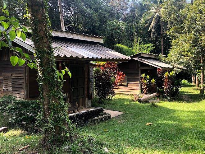 Wooden hut kohkood thailand