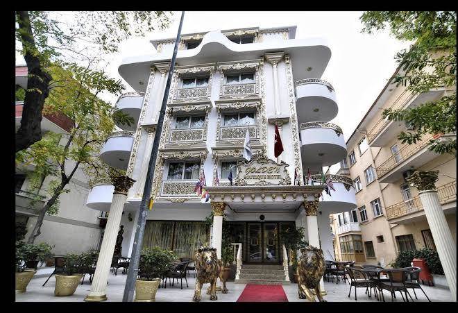 Golden boutique hotel