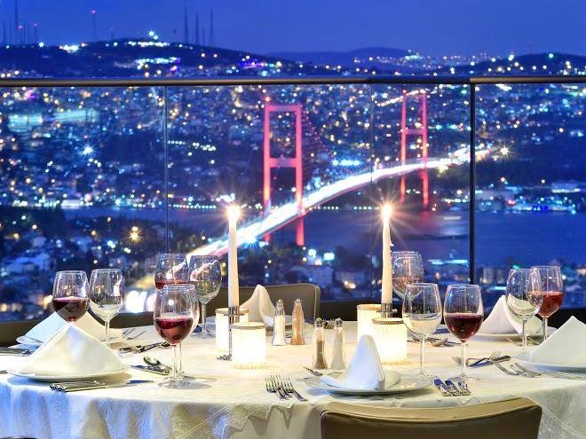 Mercure hotel bosphorus sky bar restaurant
