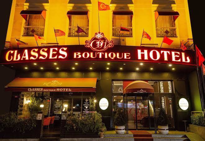 Classes boutique hotel