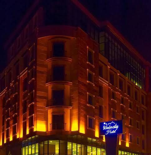 Winter city hotel