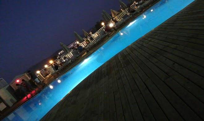 Blue green hotel