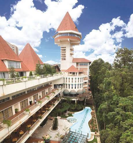 Golf course hotel