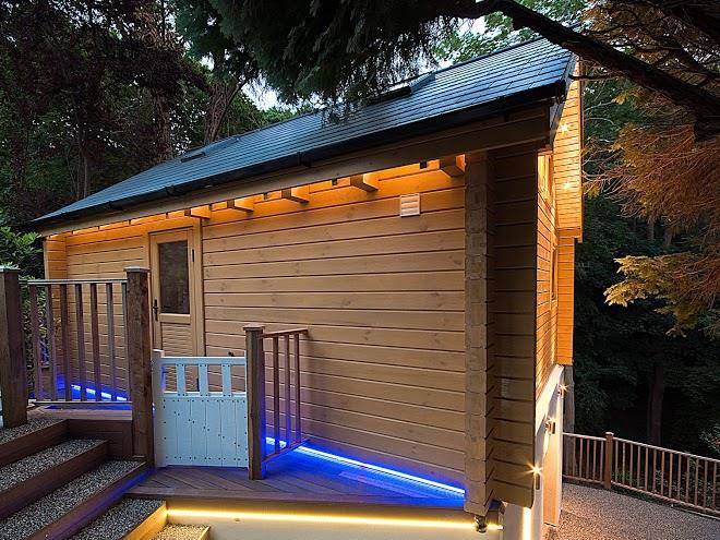 Alum chine log cabin