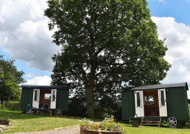 Swallow bank shepherds huts