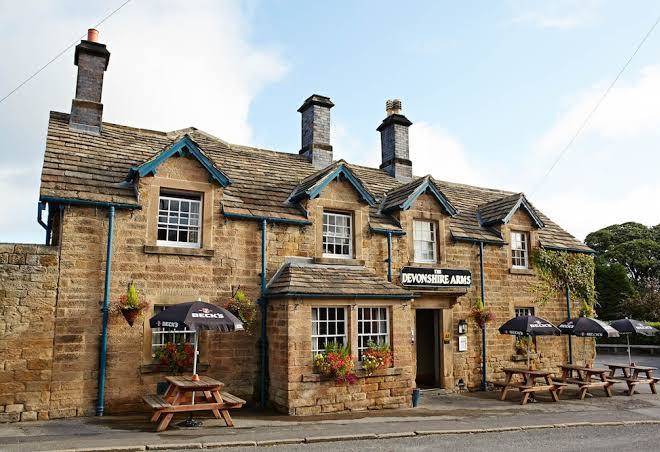 The devonshire arms at pilsley