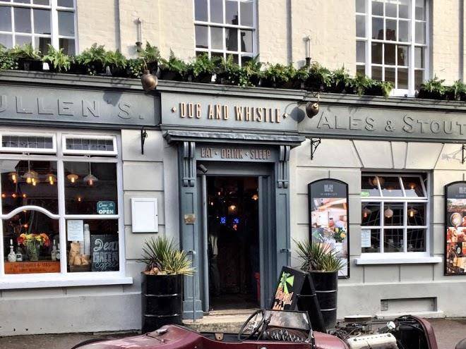 Dog and whistle at the ram