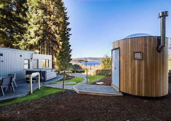 Kielder waterside and lodges