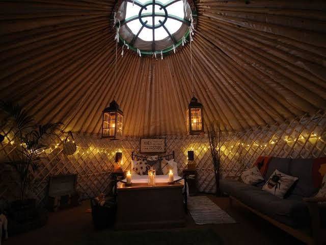 Glamping on the hill