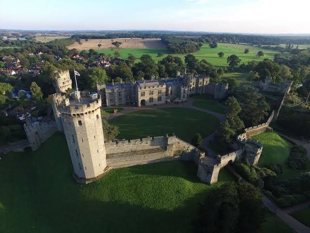 Knight's village at warwick castle