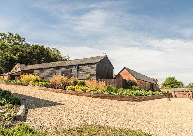 Chalk barn at buttle farm