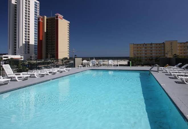 Beachside resort hotel