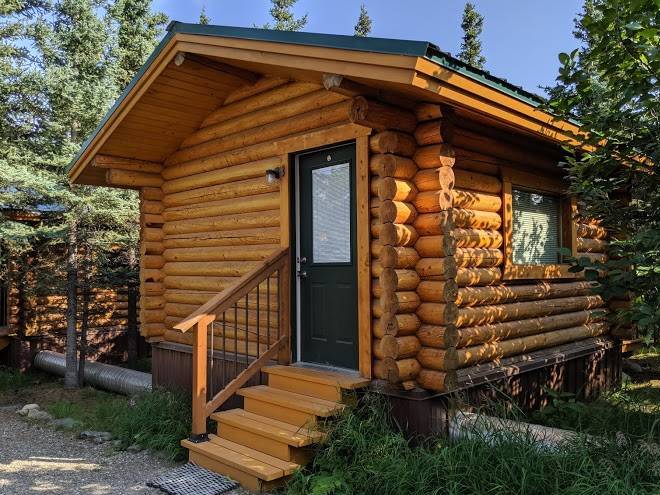 Park's edge log cabins