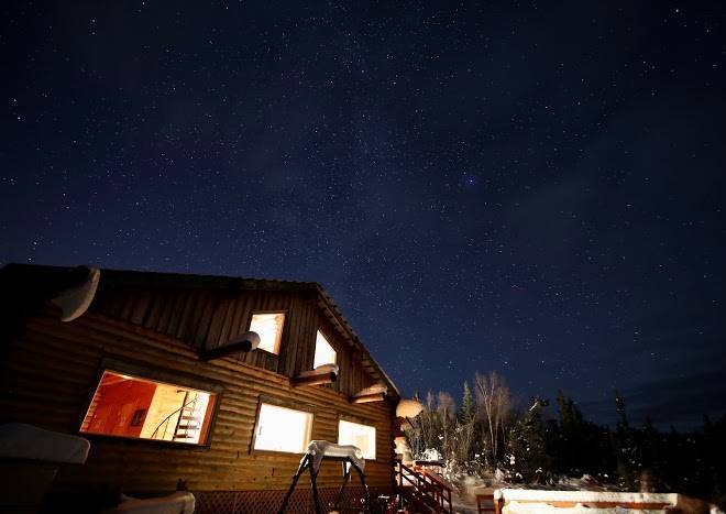 Aurora borealis lodge