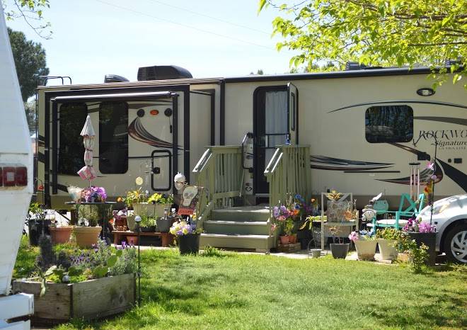 Santa nella rv park