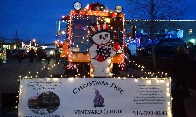 Christmas tree vineyard lodge