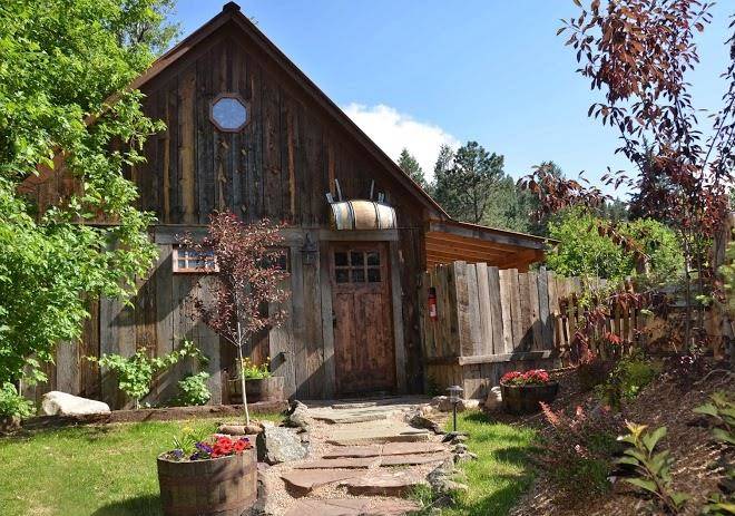The cabins at country road