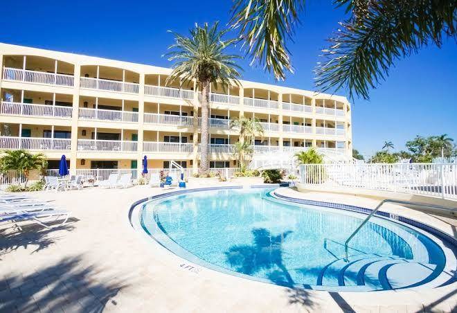 Coral reef beach resort