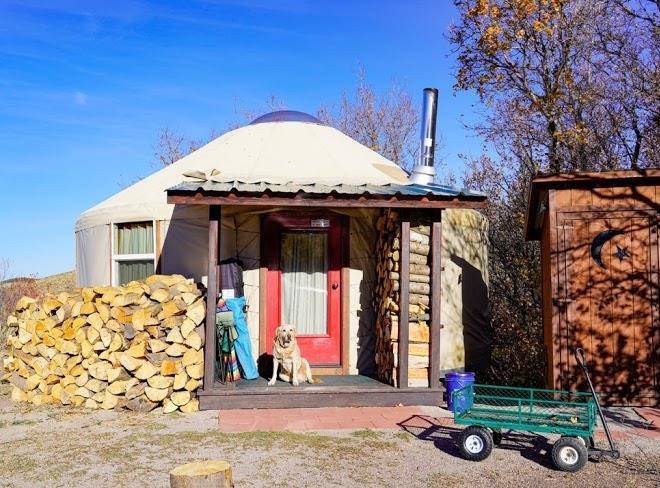 Caribou yurt
