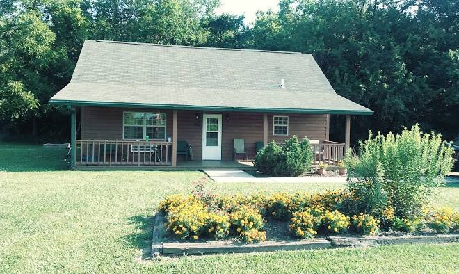 Whitetail crossing cabins
