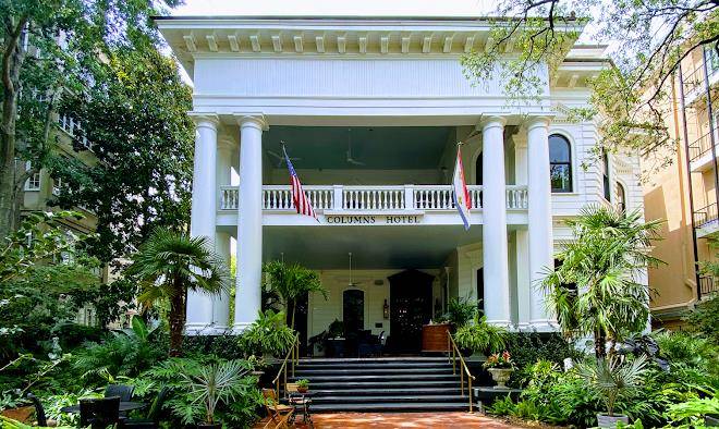 The columns