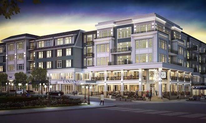 The hotel landing