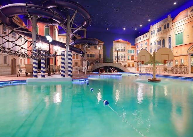 Venetian waterpark at holiday inn hotel maple grove arbor lakes