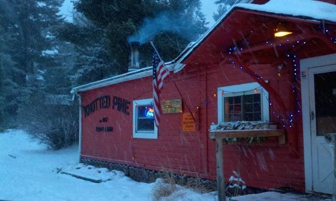Knotted pine inn and tavern