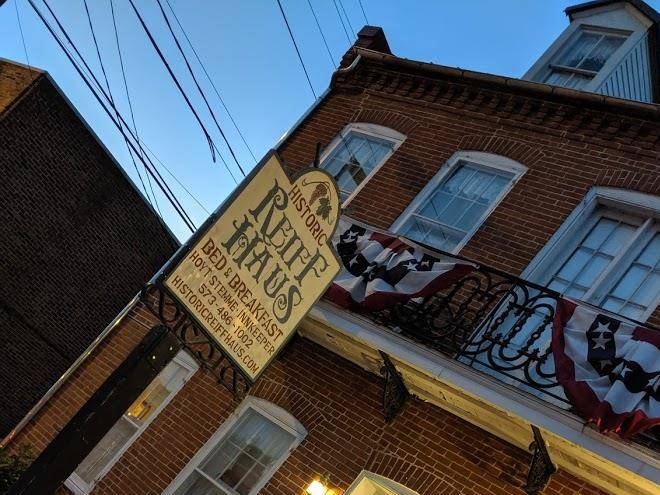 Historic reiff haus bed and breakfast