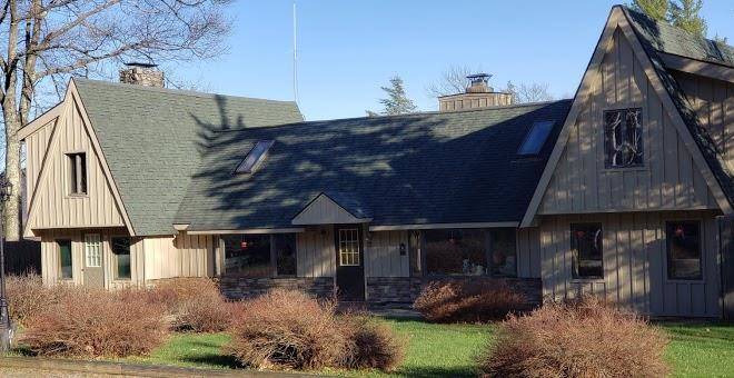 Snowy mountain inn