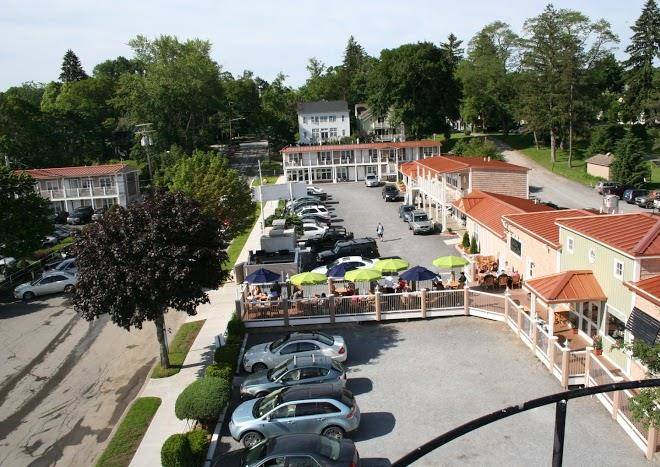 The lake front hotel