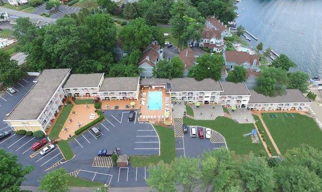 Lakefront terrace resort