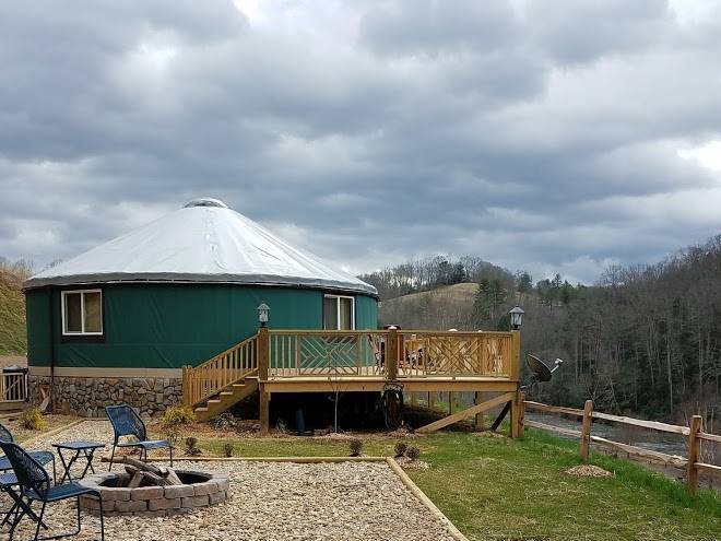 The yurts at wildcat ridge farm