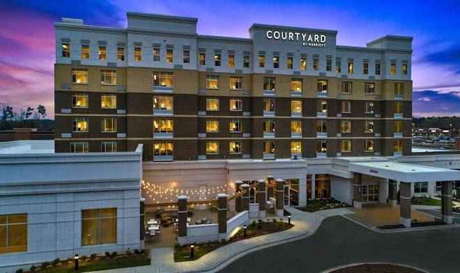 Courtyard by marriott raleigh cary parkside town commons