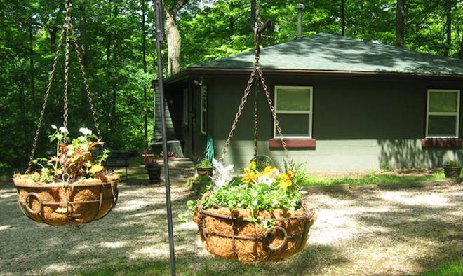 Burr oak cabin