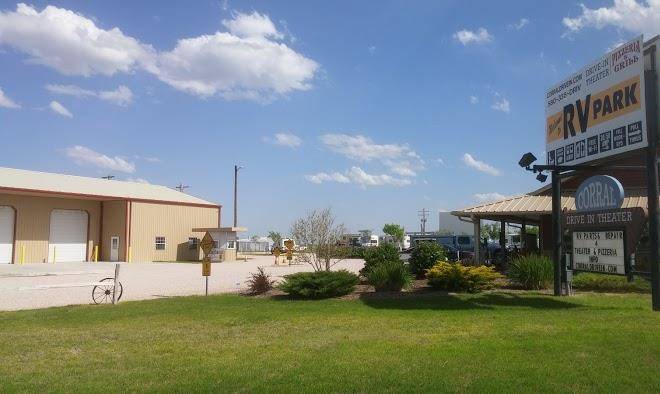 Corral drive in rv park