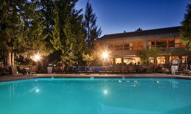 The resort at the mountain