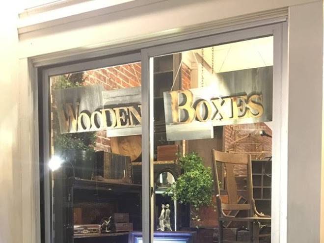 Wooden boxes