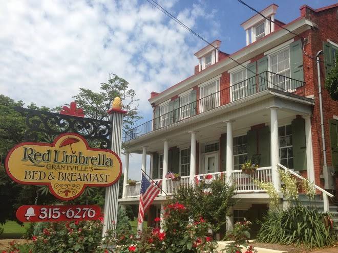 Red umbrella bed and breakfast