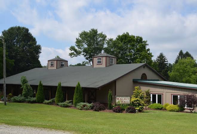 Foggy mountain lodge and restaurant