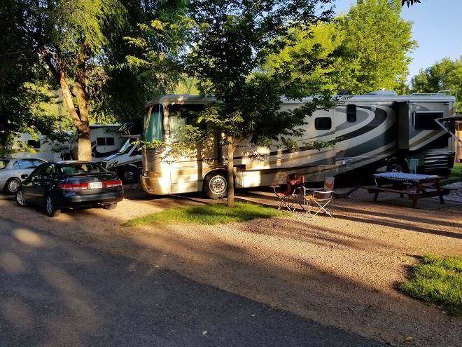 Lake park campground cottages