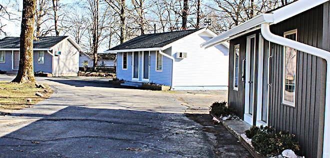 Knotty pine motel