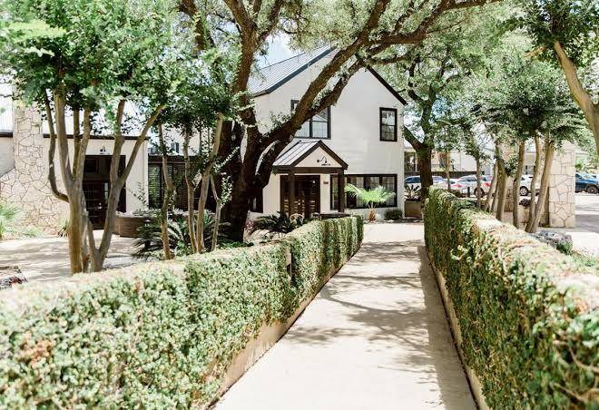 Hillside boutique hotel