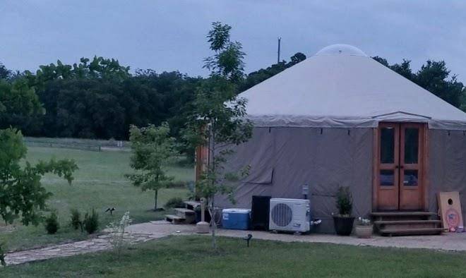 Glamping at lake grapevine