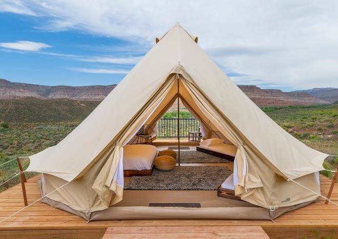 Zion wildflower resort glamping zion national park