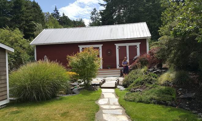 Big red barn