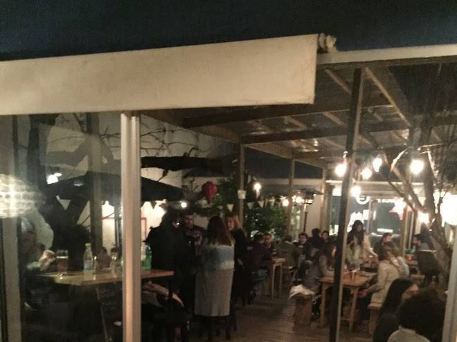 Shelter patio cervecero