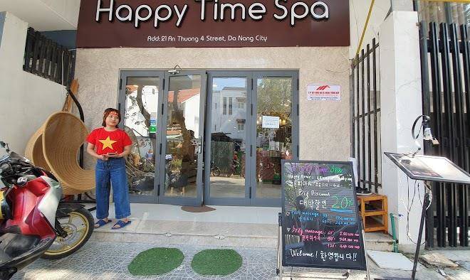 Spa massage happy time