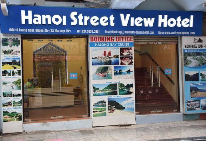 Hanoi street view hotel
